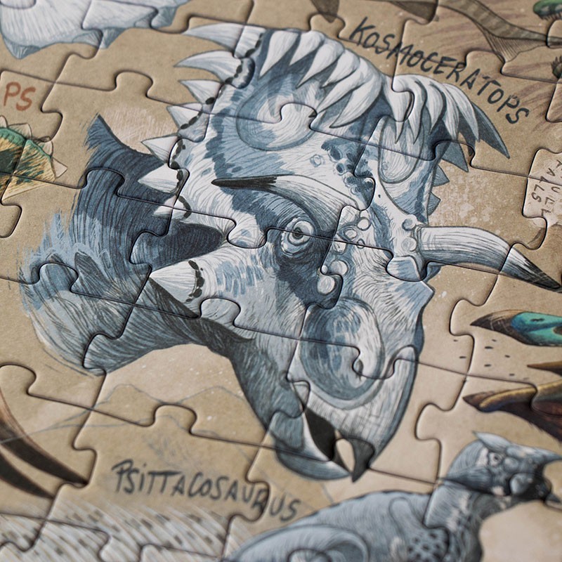 the world of dinosaurs puzzle
